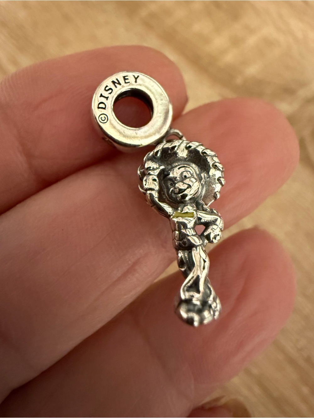 Disney Silver Rafiki Lion King Charm Pendant